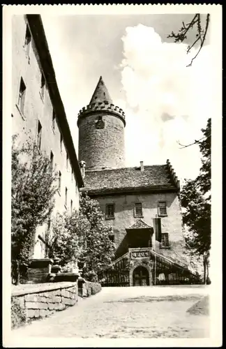 Ansichtskarte Kahla (Thüringen) Leuchtenburg - Burghof 1959