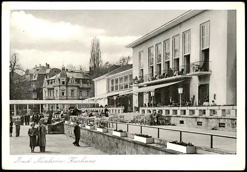 Ansichtskarte Bad Nauheim Kurhaus, belebt 1962