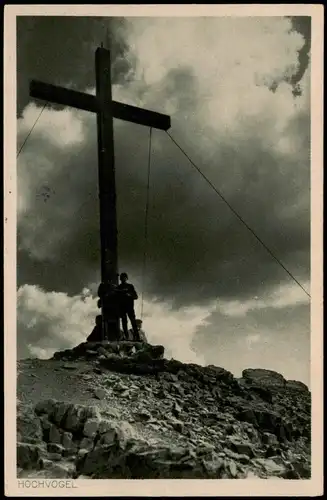 Stanzach Aus den Allgäuer Bergen Helden-Gedenkkreuz auf dem Hochvogel 1928