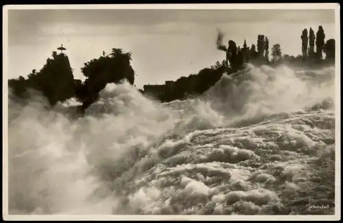 Ansichtskarte Neuhausen am Rheinfall Rheinfall - Stimmungsbild 1933