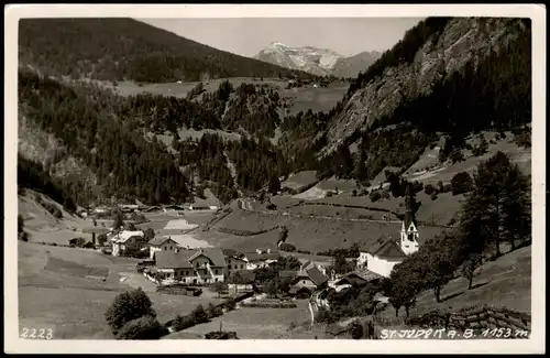 Ansichtskarte St. Jodok am Brenner Stadtpartie 1930