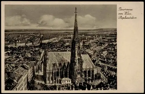 Ansichtskarte Wien Panorama, Stephansdom - Fernblick 194