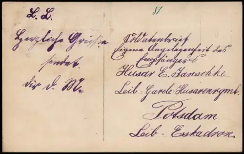 Ansichtskarte  Frau mit Pferd - Erotika - Künstlerkarte 1913
