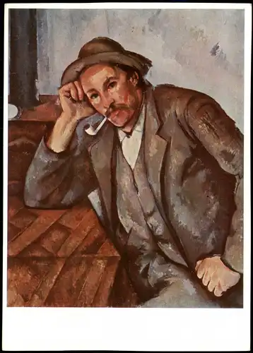 PAUL CÉZANNE  RAUCHER (Mannheim ) Künstlerkarte: Gemälde / Kunstwerke 1965