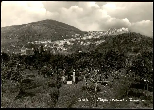 Cartoline Monte San Biagio Panorama Ansicht 1960