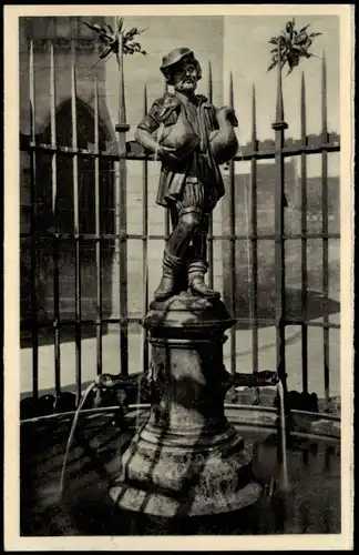 Ansichtskarte Nürnberg Gänsemännchen-Brunnen 1937