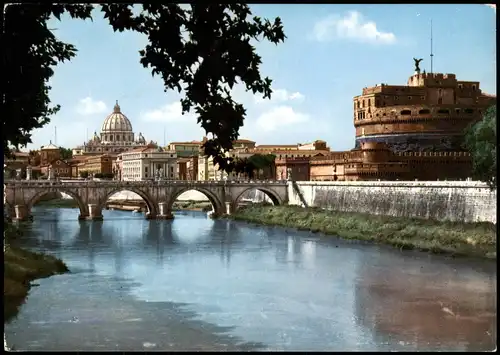 Cartoline Rom Roma Castello e Ponte S. Angelo 1963