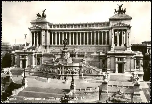 Cartoline Rom Roma Monumento a Vittorio Emanuele II 1970