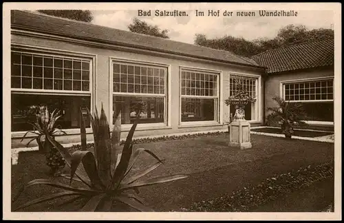 Ansichtskarte Bad Salzuflen Im Hof der neuen Wandelhandel 1928