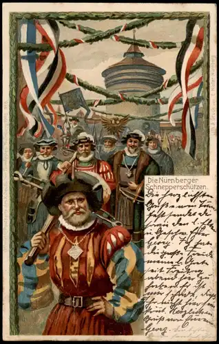 Nürnberg Die Nürnberger Schnepperschützen, 10. X. Deutsche Turnfest 1903