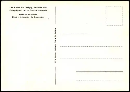 Les Asiles Lavigny destinés aux Epileptiques de la Suisse romande 1960