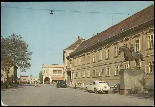 Stuhlweißenburg Székesfehérvár Szabadság tér.Freiheitsplatz, Rathaus 1960