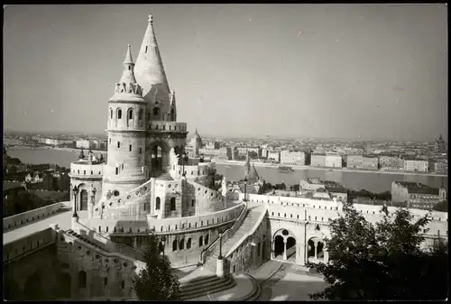 Postcard Budapest Fischerbastei Halászbástya 1970