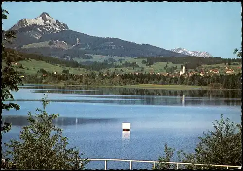 Ansichtskarte Oy-Mittelberg Grüntensee Allgäu Blick auf Wertach 1968