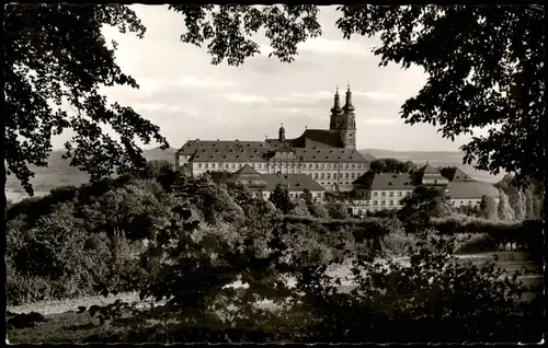 Ansichtskarte Bad Staffelstein Panorama Blick auf Schloß Banz 1960
