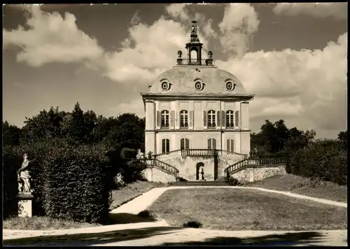 Ansichtskarte Moritzburg Partie am Fasanenschlößchen DDR AK 1963