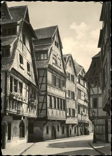 CPA Straßburg Strasbourg Straßen Ansicht Pflanzbadgasse 1950