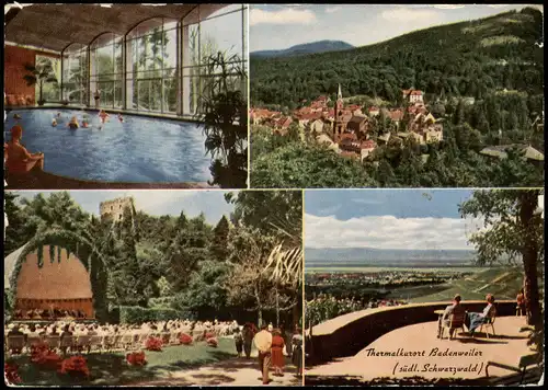 Ansichtskarte Badenweiler Mehrbildkarte mit Orts- und Umland-Ansichten 1967