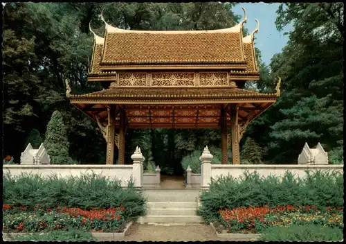Ansichtskarte Bad Homburg vor der Höhe Siamesischer Tempel 1969
