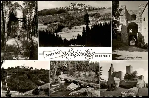 Ansichtskarte Leuchtenberg Mehrbildkarte mit Ortsansichten 1960