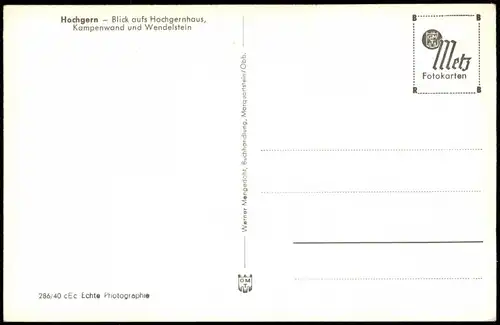 Marquartstein Blick aufs Hochgernhaus, Kampenwand und Wendelstein 1950