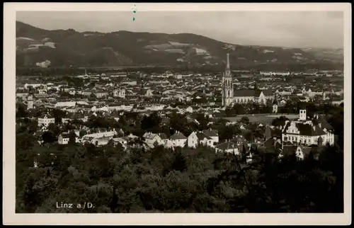 Ansichtskarte Linz Panorama-Ansicht 1942