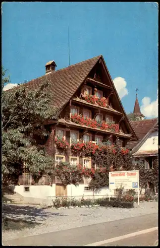 Merlischachen Partie am Touristenheim Husmall Fam. Seeholzer-Muff 1970