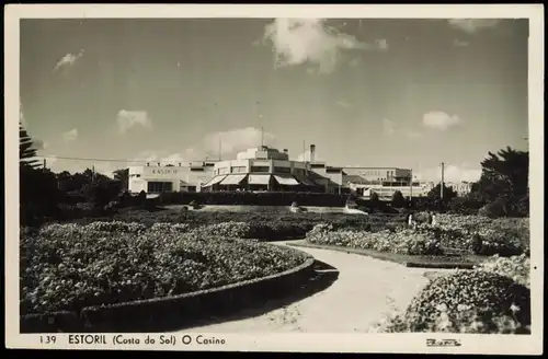 Postcard Estoril ESTORIL (Costa do Sol) O Casino 1952