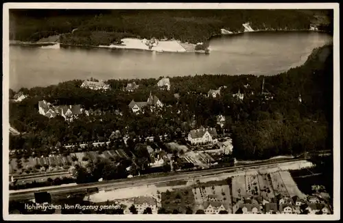 Ansichtskarte Lychen Luftbild Hohenlychen 1930