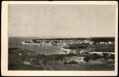 Postcard Rab Arbe Blick auf die Stadt 1932