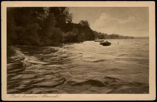 Ansichtskarte Arendsee (Altmark) Arendsee, Stimmungsbild 1928