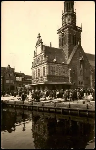 Postkaart Alkmaar Fischermarkt 1930