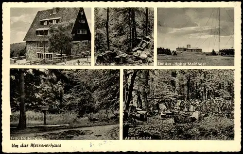 Witzenhausen Hausen Meissnerhaus, Sender 1956  gel. Landpoststempel