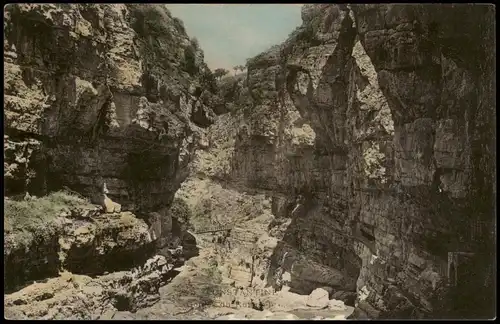 Postcard Constantine قسنطينة Schlucht 1912