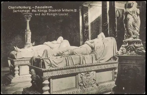 Charlottenburg-Berlin Sarkophage des Königs Eriedrich Wilhelm II. Mausoleum 1913