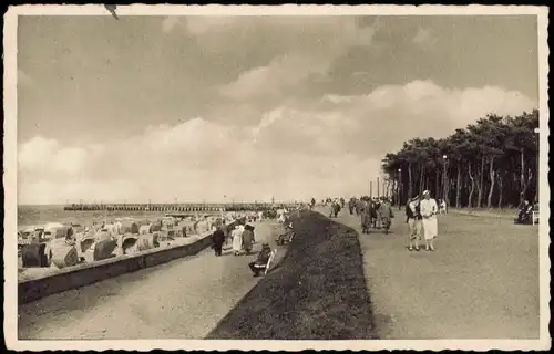 Ansichtskarte Kühlungsborn Strandpromenade 1941