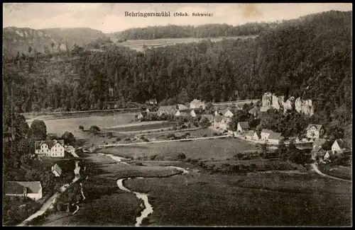 Ansichtskarte Behringersmühle-Gößweinstein Stadtpartie 1913
