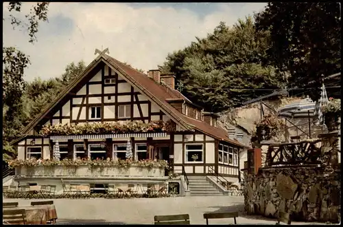 Königstein (Taunus) Rettershof mit Kaffee zum fröhlichen Landmann 1956