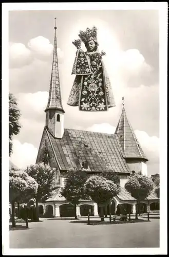 Ansichtskarte Altötting Gnadenkapelle Gebäude Außenansicht 1960