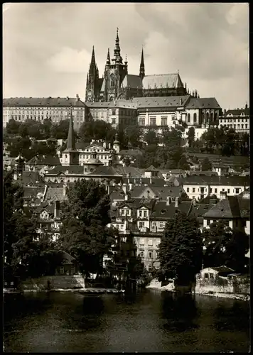 Burgstadt-Prag Hradschin/Hradčany Praha Panorama Blick  Hradschin/Hradčany 1970