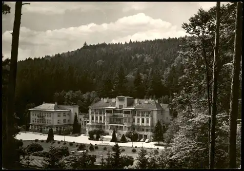 Postcard Luhatschowitz Luhačovice Bedřich-Smetana-Haus 1970