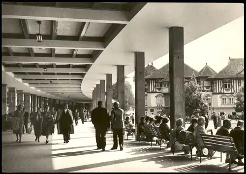 Luhatschowitz Luhačovice Lázeňská kolonáda, Ortsansicht Kolonnade 1970