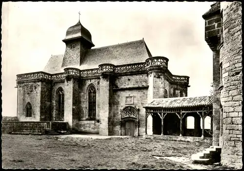.Frankreich Château de Biron (Dordogne) Loggia Collégiale fin XVe siècle. 1960