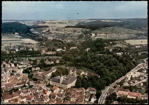 Ansichtskarte Bad Mergentheim Luftbild Luftaufnahme 1965
