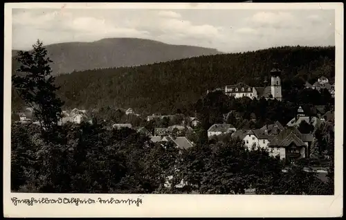 Postcard Bad Altheide Polanica-Zdrój Stadtpartie 1937
