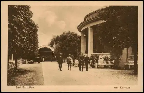 Ansichtskarte Bad Salzuflen Am Kurhaus 1926