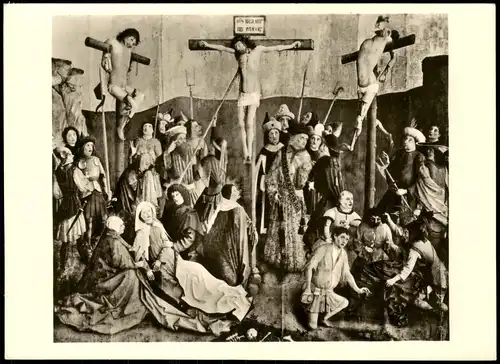 Ansichtskarte Bad Orb Kreuzaltar-Tafel d. St. Martinskirche 1960