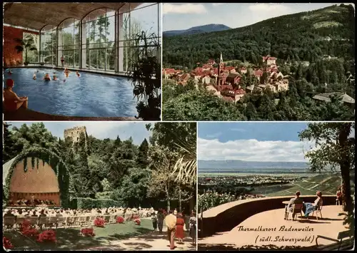 Badenweiler Mehrbild-AK Orts-/Umland- und Stadtteilansichten 1962