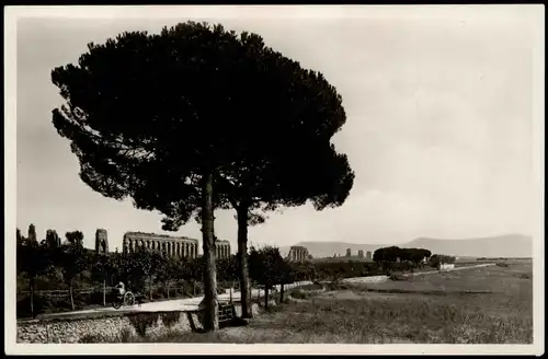 Cartoline Rom Roma Acquedotto di Claudio sulla via Appia Nuova 1930