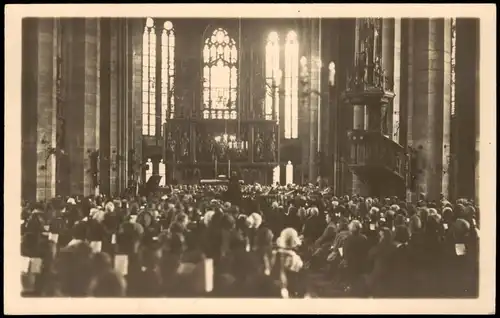 Striesen-Dresden Altar, Kirchenschiff - Herz Jesu Kirche 1937 Privatfoto